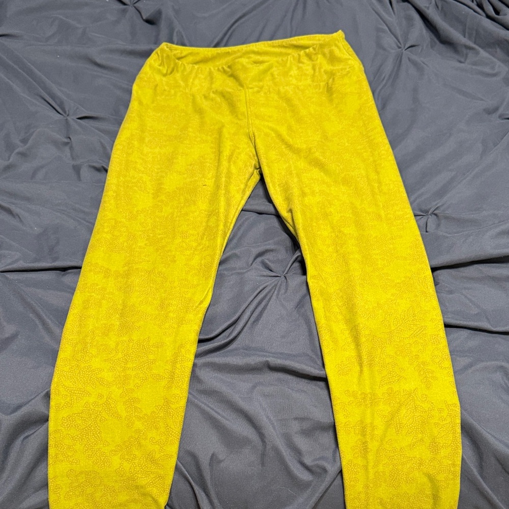 LuLaRoe Bright Yellow Leggings